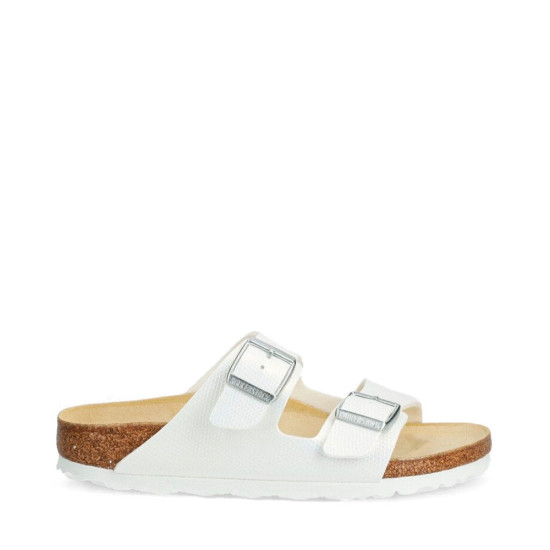 Sandalias Arizona Shiny Lizard White Birkenstock - Birkenstock - Banango Shop
