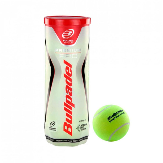 PACK 3 PELOTAS DE PADEL PREMIUM PRO - Bullpadel - Banango Shop