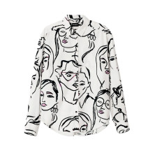 CAMISA DE ESTAMPADO DE CARAS - Desigual - Banango Shop