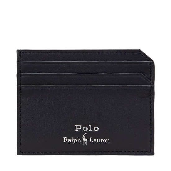 TARJETERO DE CUERO LISO - Ralph Lauren - Banango Shop