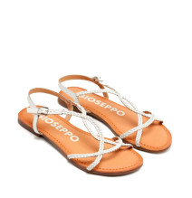 SANDALIAS BLANCAS DE TIRAS FINAS TRENZADAS PARA MUJER NIOAQUE - Gioseppo - Banango Shop