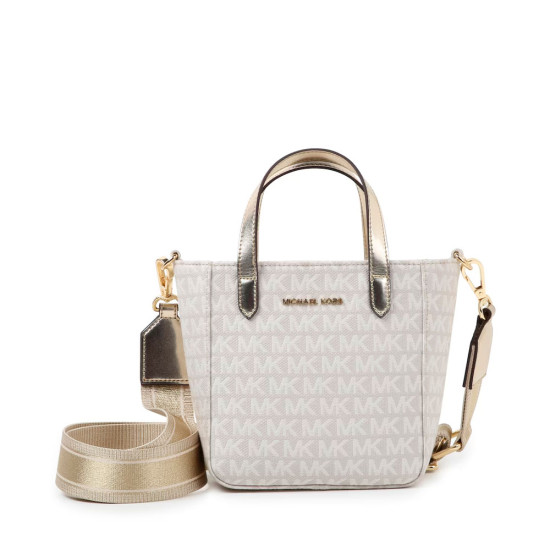 BOLSO CON ESTAMPADO MONOGRAMA Y ASA BANDOLERA EXTRAÍBLE - Michael Kors - Banango Shop