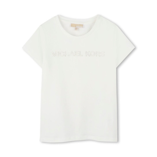 CAMISETA DE MANGA CORTA CON LOGO FRONTAL KIDS - Michael Kors - Banango Shop