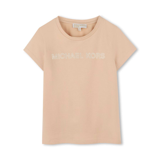 CAMISETA DE MANGA CORTA CON LOGO FRONTAL KIDS - Michael Kors - Banango Shop
