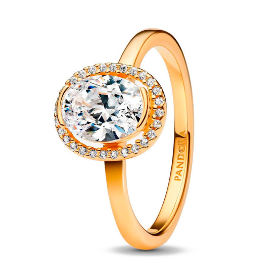 Anillo Halo Ovalado Brillante 163802C01 - Pandora - Banango Shop