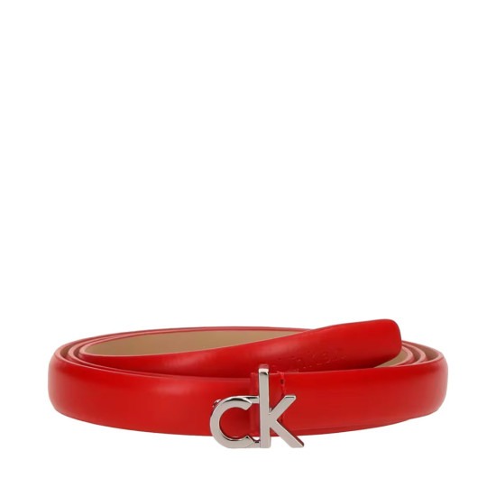 CINTURÓN SLIM DE PIEL CON LOGO - Calvin Klein - Banango Shop