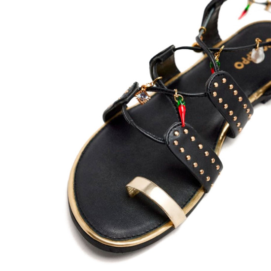 SANDALIAS PIEL ABALORIOS Y TACHAS IONE - Gioseppo - Banango Shop