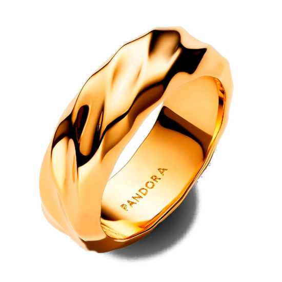 Anillo Banda Ancha Ondulada 163886C00 - Pandora - Banango Shop