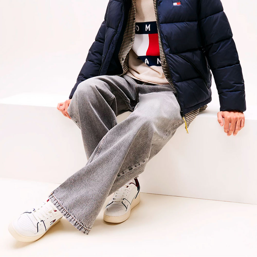 Zapatillas de baloncesto con suela fina dentada - Tommy Hilfiger - Banango Shop