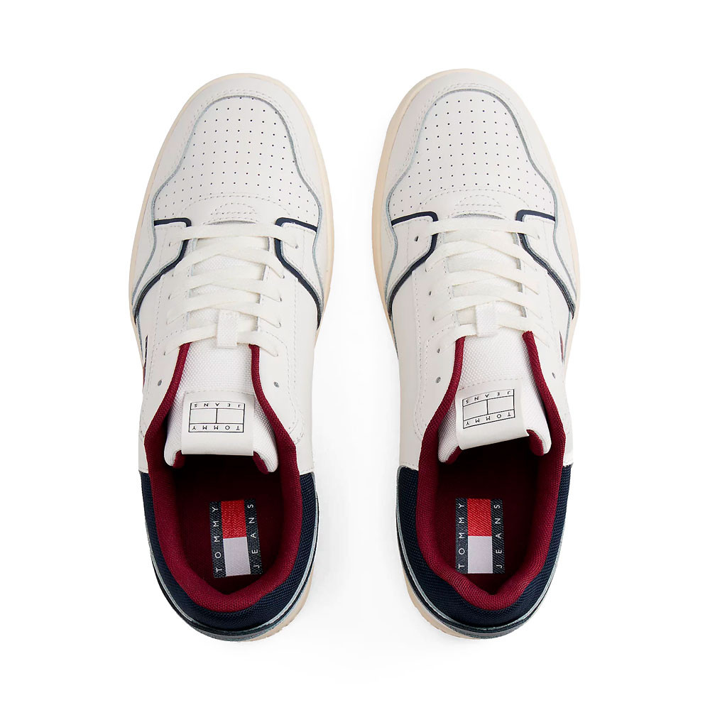 Zapatillas de baloncesto con suela fina dentada - Tommy Hilfiger - Banango Shop
