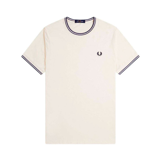 Camiseta con el ribete con dos franjas - Fred Perry - Banango Shop