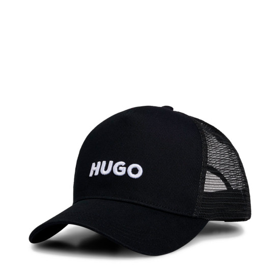 Gorra de sarga de algodón con paneles de malla - Hugo Boss - Banango Shop