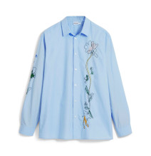 Camisa manga larga bordados - Desigual - Banango Shop