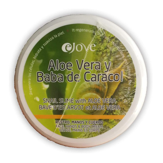 Crema Aloe Vera y Baba de Caracol - EJOVE - Banango Shop