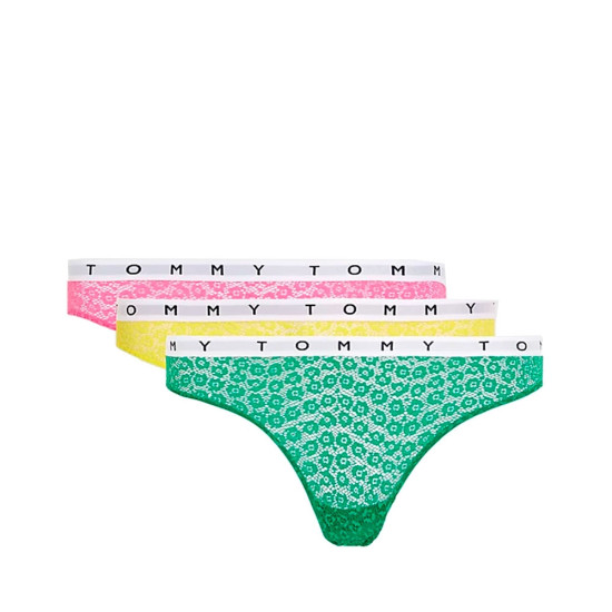 PACK DE 3 BRAGUITAS DE ENCAJE CON LOGO - Tommy Hilfiger - Banango Shop