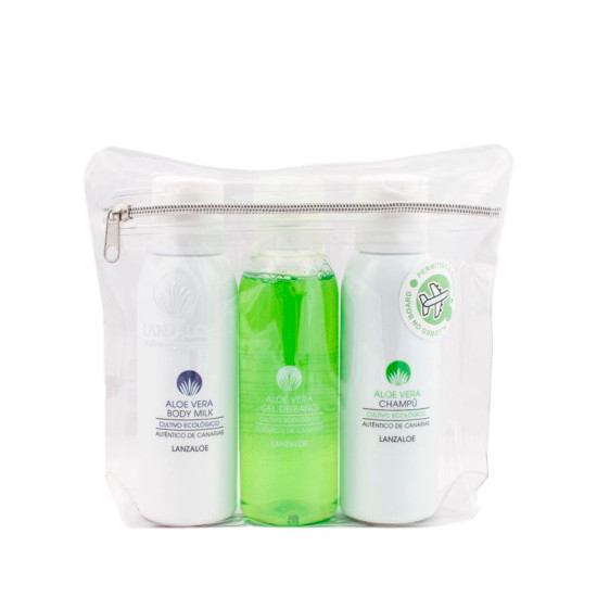 Travel Set Aqua Aloe Vera - LANZALOE - Banango Shop