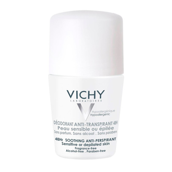 Desodorante Anti-Transpirante 48H Roll-On Piel Sensible - VICHY - Banango Shop