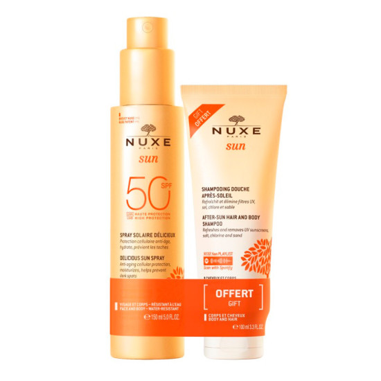 Sun Spray Alta Protection Spf50 Cara And Cuerpo + After Sun Champú - NUXE - Banango Shop