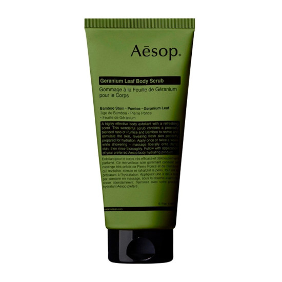 Geranium Leaf Body Scrub Exfoliante Corporal - AESOP - Banango Shop
