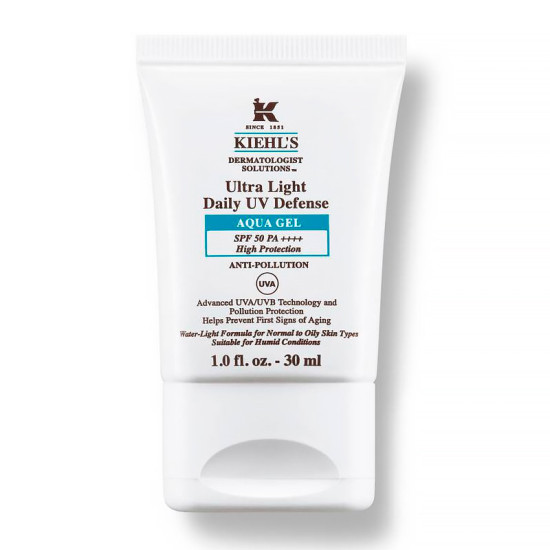 Ultra Light Daily UV Defense Aqua Gel SPF 50 PA ++++ Protector Solar Pieles Grasas - KIEHL'S - Banango Shop