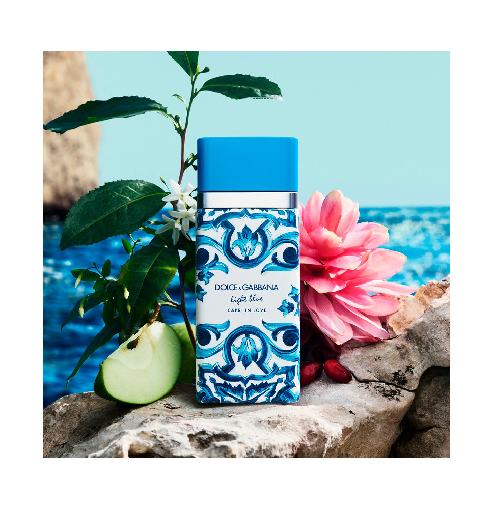 Light Blue Capri In Love - DOLCE & GABBANA - Banango Shop