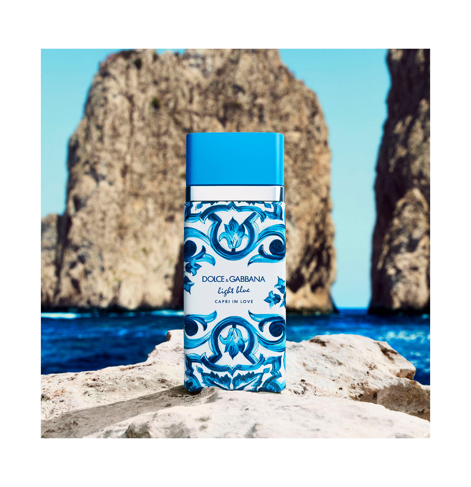 Light Blue Capri In Love - DOLCE & GABBANA - Banango Shop