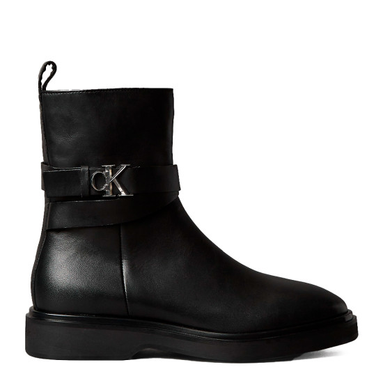 Botines de piel con logo distintivo - Calvin Klein - Banango Shop