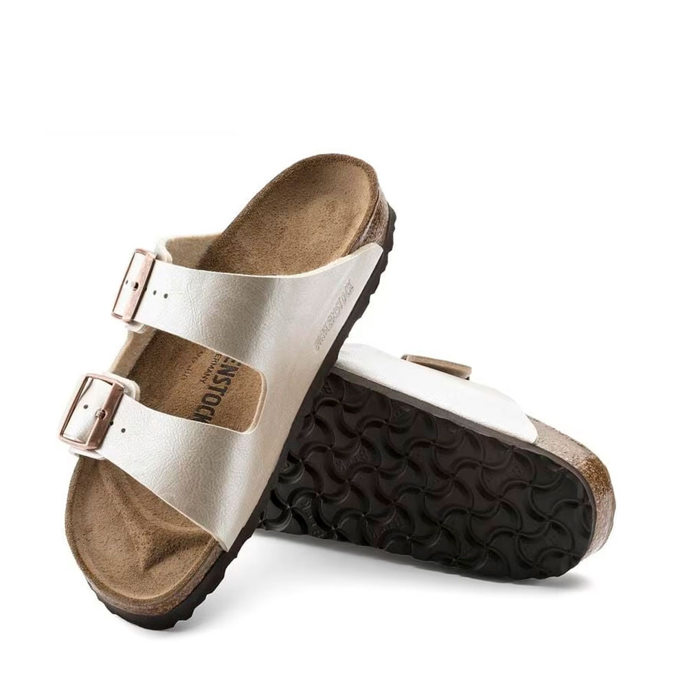 Sandalias Arizona Graceful Pearl White Birko-Flor Birkenstock - Birkenstock - Banango Shop
