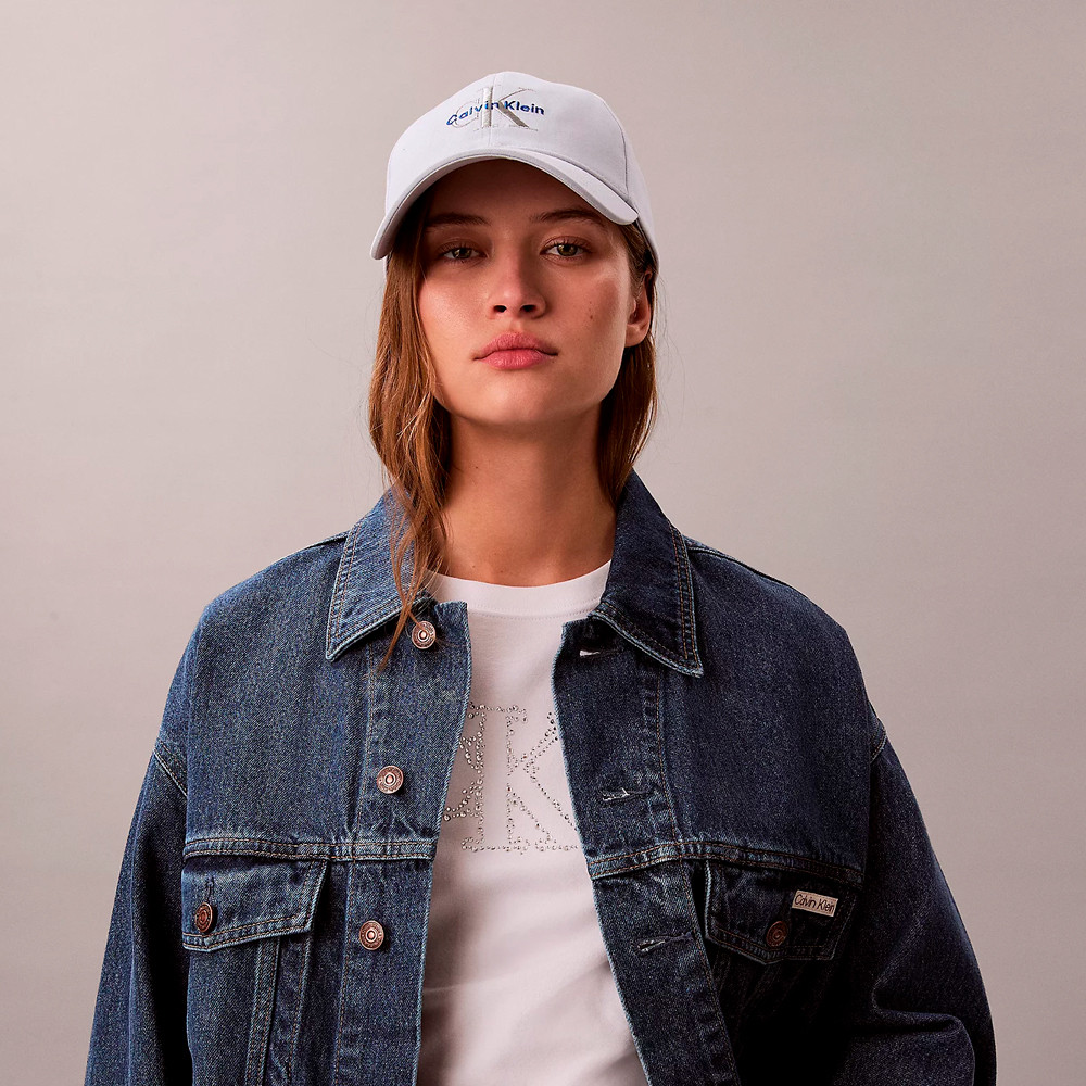 Gorra de béisbol con logo monograma bordado - Calvin Klein - Banango Shop