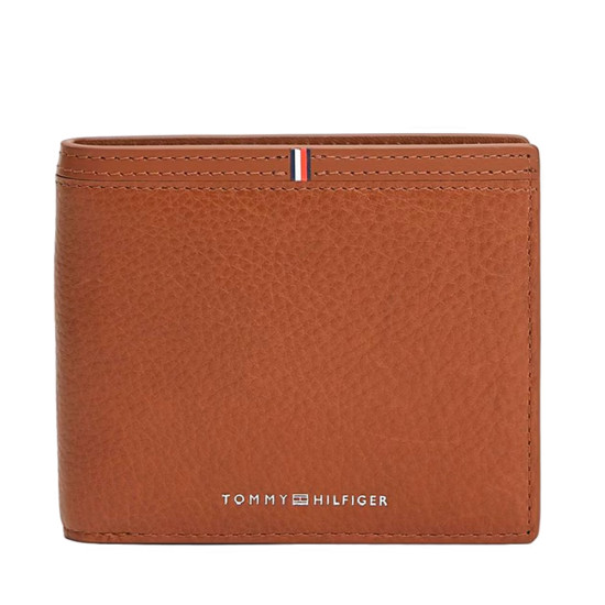 Cartera plegable de piel con logo - Tommy Hilfiger - Banango Shop