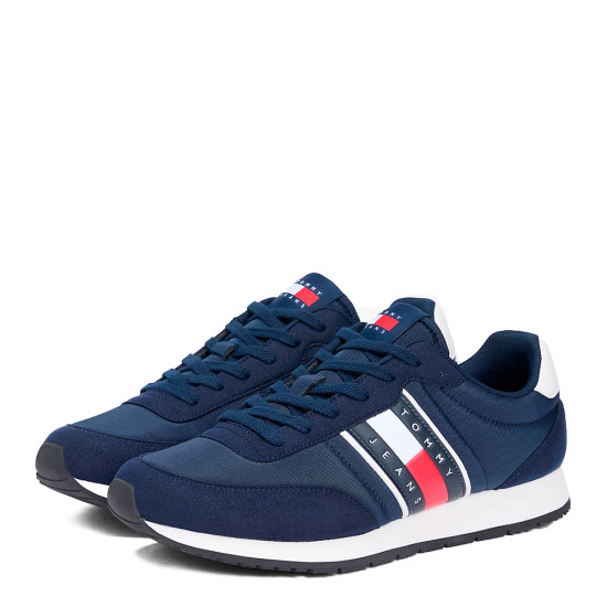 Zapatillas con mezcla de texturas - Tommy Hilfiger - Banango Shop