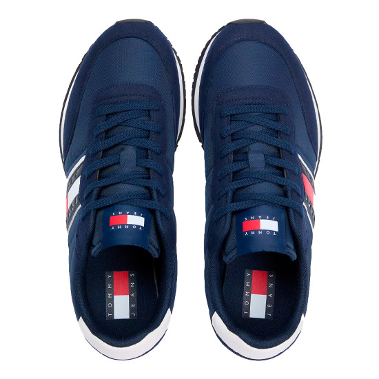 Zapatillas con mezcla de texturas - Tommy Hilfiger - Banango Shop