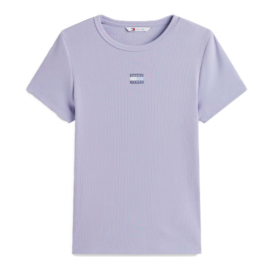 Camiseta slim acanalada con parche - Tommy Hilfiger - Banango Shop
