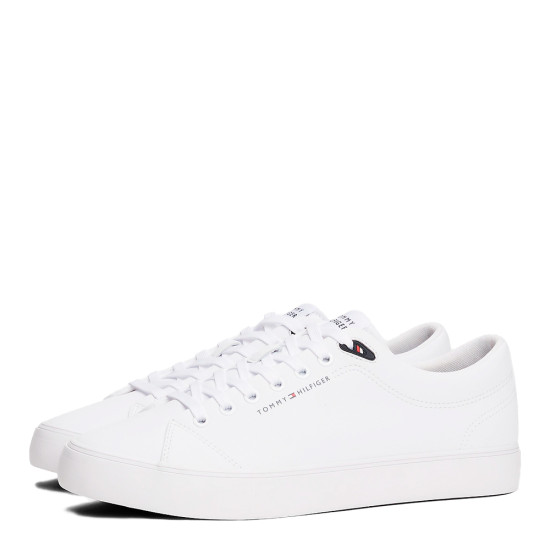 Zapatillas de piel con logo - Tommy Hilfiger - Banango Shop