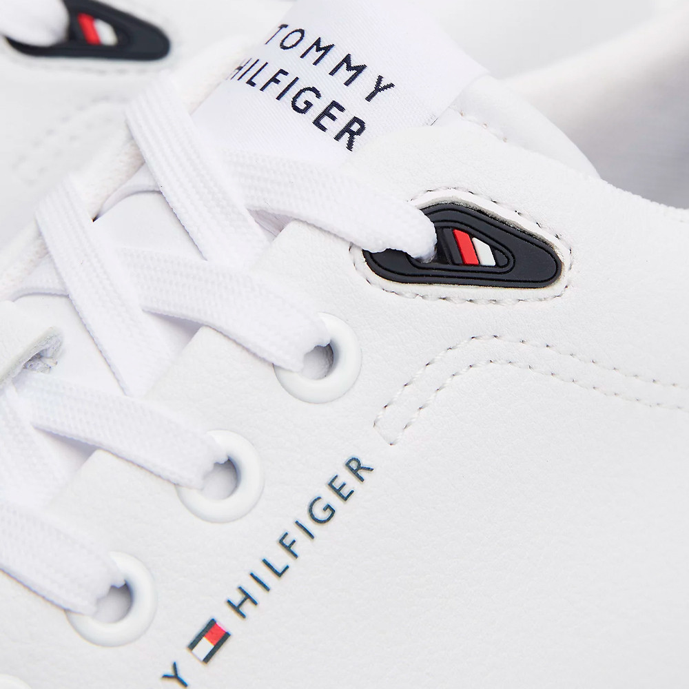Zapatillas de piel con logo - Tommy Hilfiger - Banango Shop