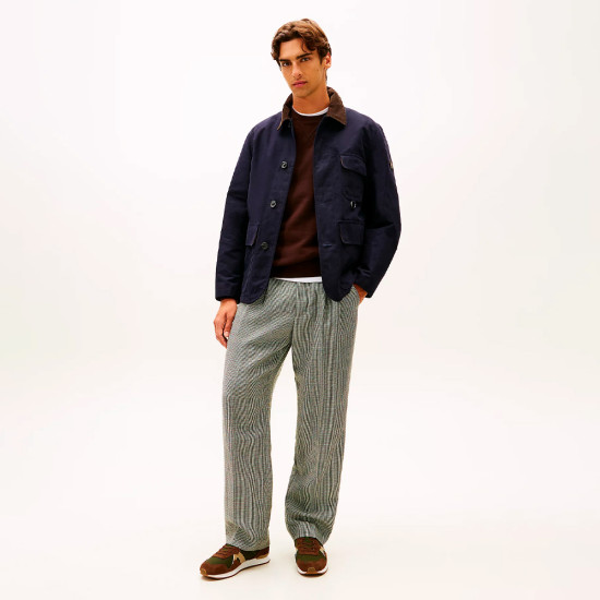 Zapatillas de ante con mezcla de texturas - Tommy Hilfiger - Banango Shop