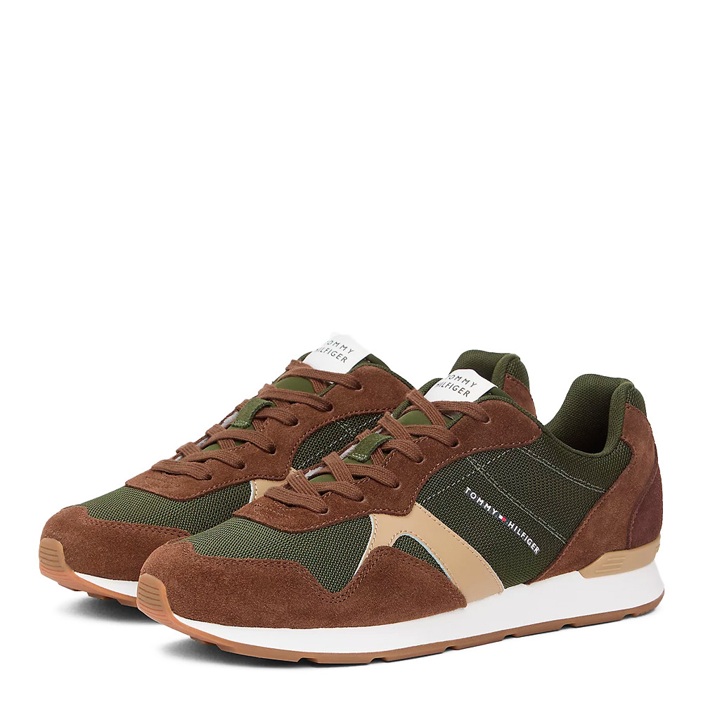 Zapatillas de ante con mezcla de texturas - Tommy Hilfiger - Banango Shop