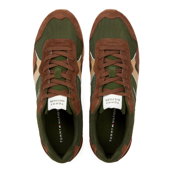 Zapatillas de ante con mezcla de texturas - Tommy Hilfiger - Banango Shop