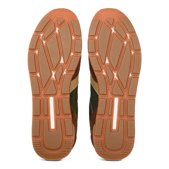 Zapatillas de ante con mezcla de texturas - Tommy Hilfiger - Banango Shop