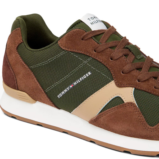 Zapatillas de ante con mezcla de texturas - Tommy Hilfiger - Banango Shop